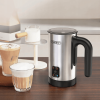 300ml milk heater 450W electric milk foam, cold sparkling chocolate mixer, cold / hot latte cappuccino 360°