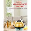 Popcorn Machine;  28-Cup 800W Fast Hot Oil Popcorn Maker with Stirring Rod