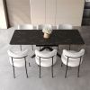 Scalable Dining Table Table Set for 6-8 Person for Dining Room