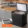 VEVOR Chest Freezer, 3.88 Cu.ft / 110 L Compact Deep Freezer