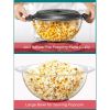Popcorn Machine;  28-Cup 800W Fast Hot Oil Popcorn Maker with Stirring Rod