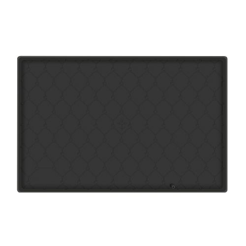 Silicone Under Sink Mat for Cabinet 34x22" Sink Cabinet Protector Mat Kitchen Bathroom Cabinet Liner with Drain Hole Hold Up to 3 Callons Liquid