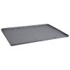 Silicone Under Sink Mat for Cabinet 34x22" Sink Cabinet Protector Mat Kitchen Bathroom Cabinet Liner with Drain Hole Hold Up to 3 Callons Liquid