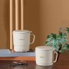 Portable Travel Kettle, Collapsible Electric Hot Pot, Mini Heating Cup with Insulation,  Dual Voltage,  Airplane & High-Speed Train Friendly